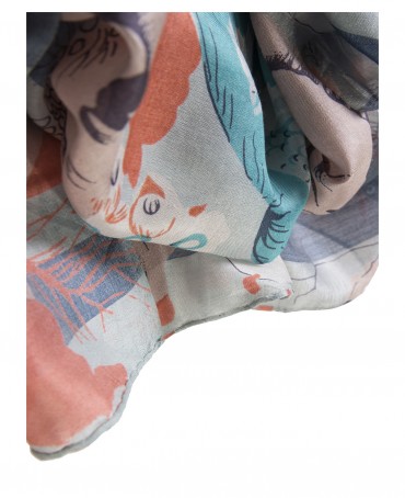 Палантин Женский SN40-FL.HEUREUSE/CORAL